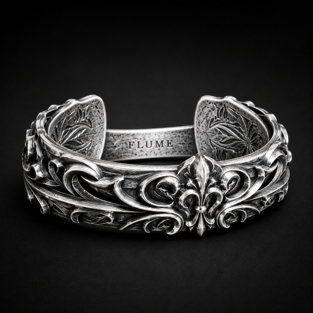 FLUME White Sovereign Fleur Cuff