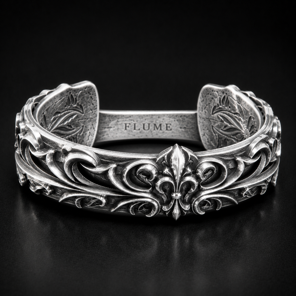 FLUME White Sovereign Fleur Cuff