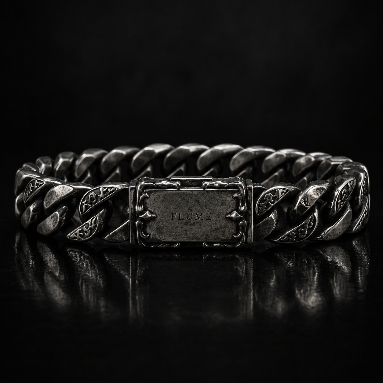 FLUME Gothic Cuban Link Bracelet
