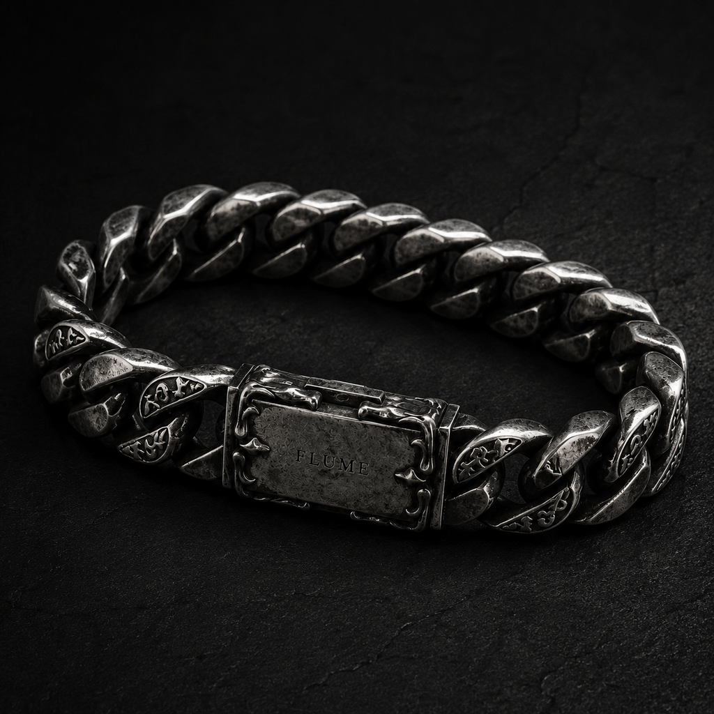 FLUME Gothic Cuban Link Bracelet