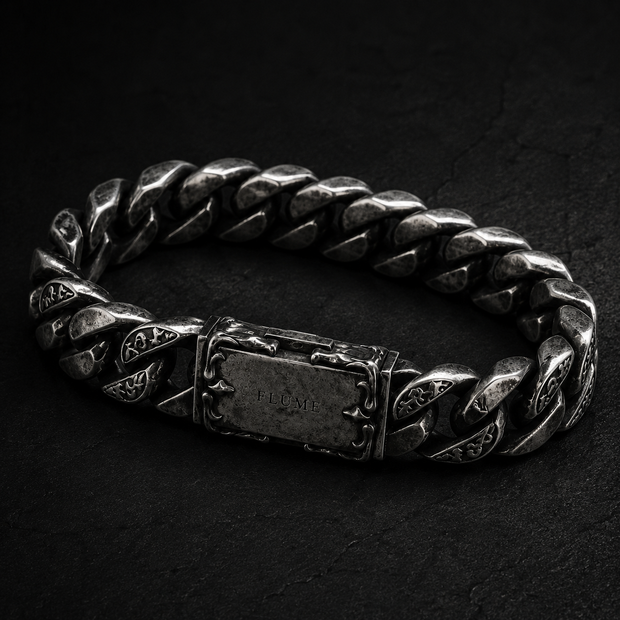 FLUME Gothic Cuban Link Bracelet