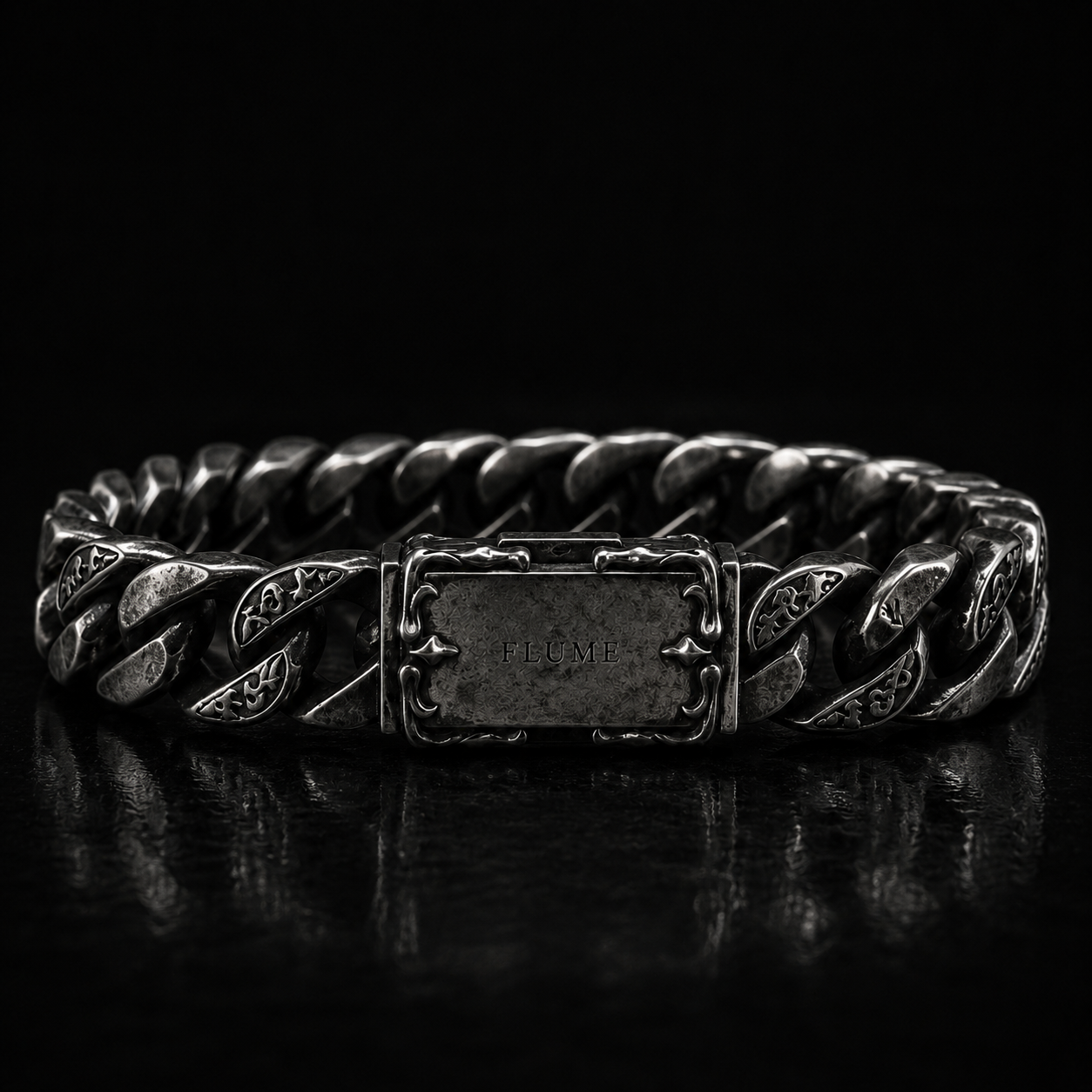 FLUME Gothic Cuban Link Bracelet