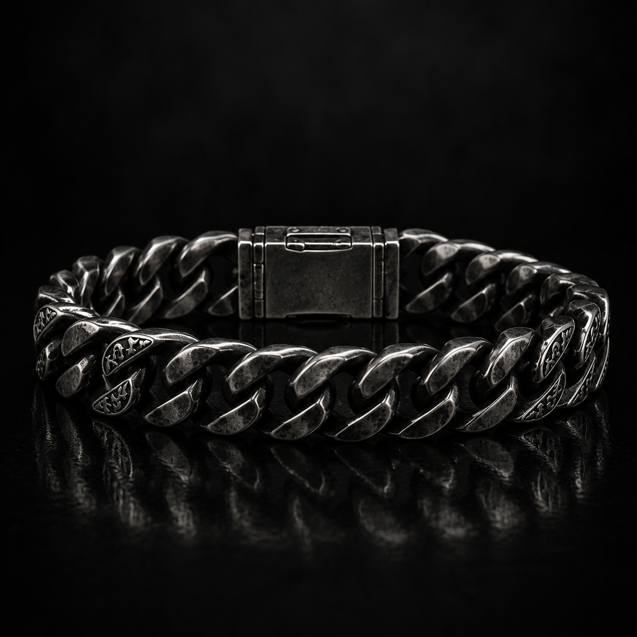 FLUME Gothic Cuban Link Bracelet