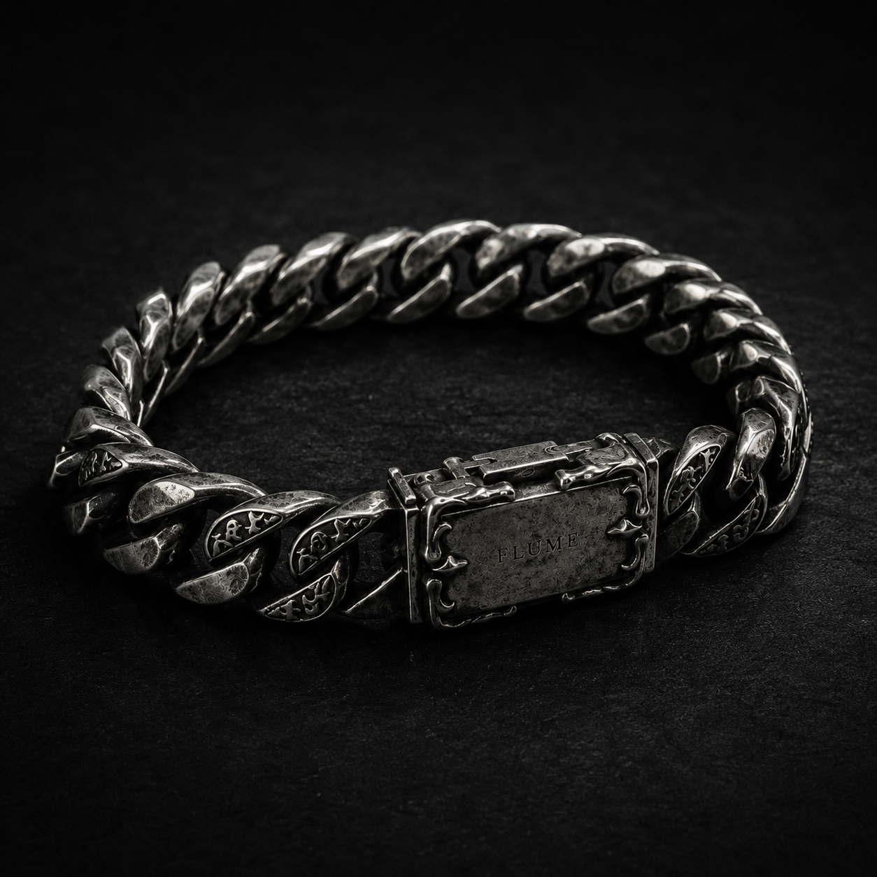 FLUME Gothic Cuban Link Bracelet
