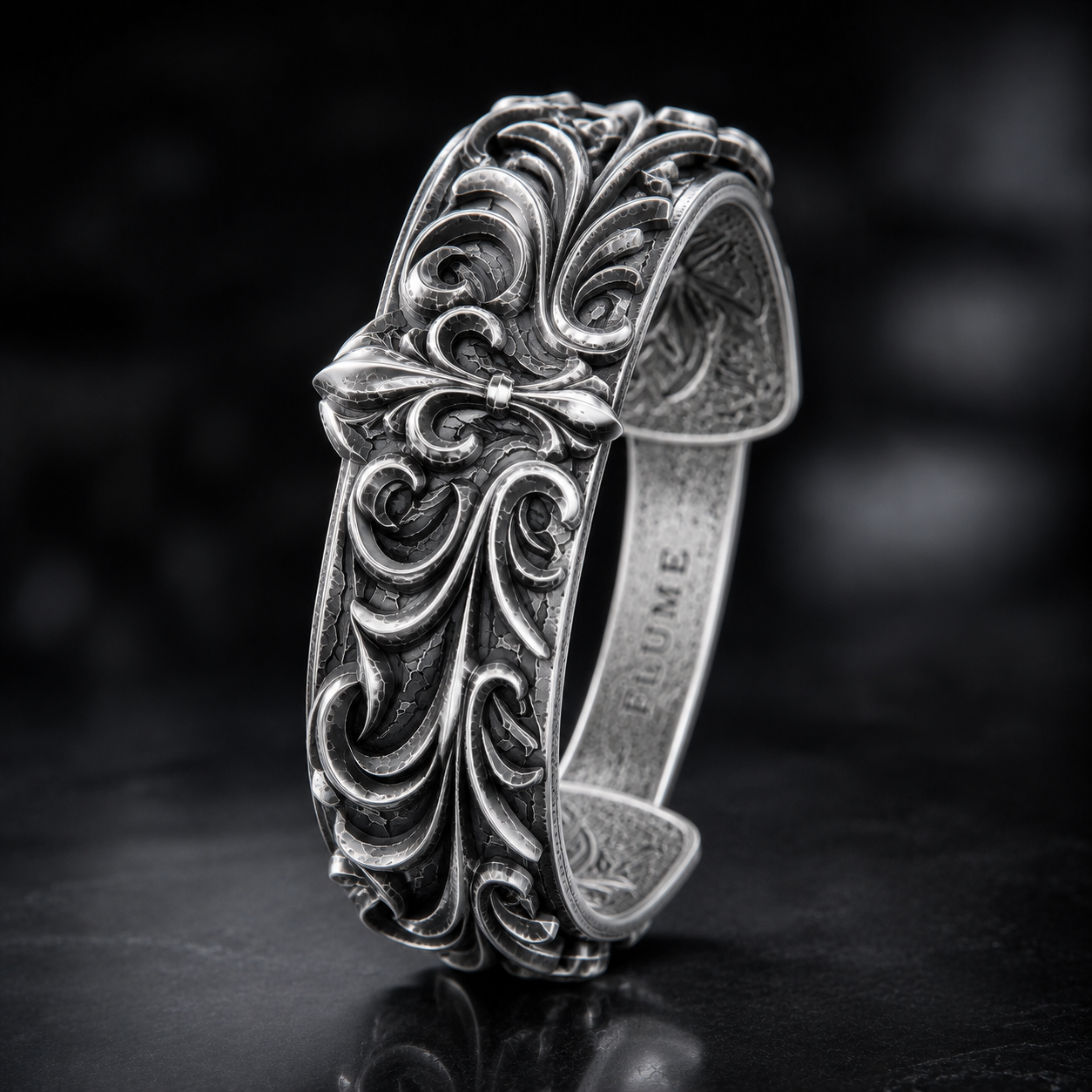 FLUME White Sovereign Fleur Cuff